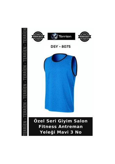 Özel Üretim Antreman Yeleği Mavi 3 No Salon Kadın Spor