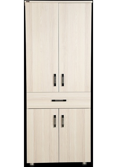 Çok Amaçlı Dolap Hard Model Parlak Carden Suntalem 4raf 1çekmece 180 Cm El Yapı Ahşap