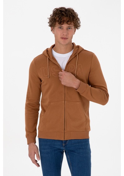 U.s. Polo Assn. Erkek Hırka Örme 50313719-vr233 Bisküvi