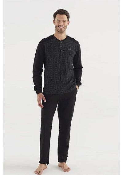 Mod 3756 Erkek Patlı Pijama Takım 001