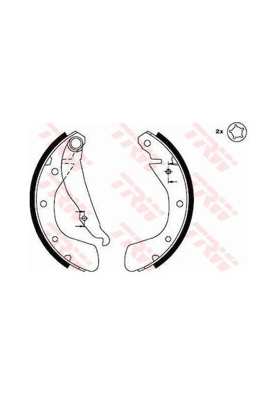 Trw Gs8542 - Arka Pabuç Balata Corsa B 3.93-9.00 Corsa C 00-12.0