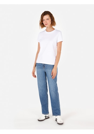 Colins 884 Lauren Düz Fit Yüksel Bel Düz Paça Mavi Kadın Pantolon Cl1070943 Denim Colins 884 Lauren Düz Fit Yüksel Bel Düz Paça Mavi Kadın Pantolon Cl1070943 Denim