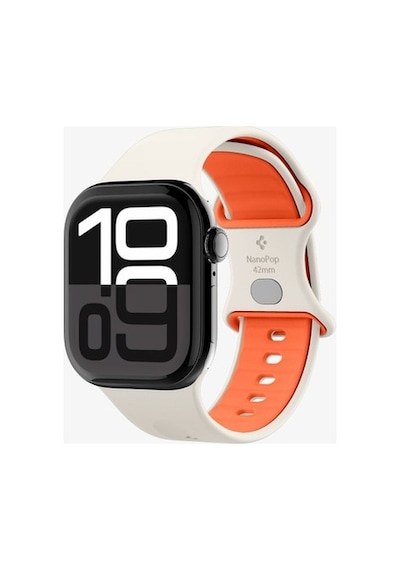 Spigen Apple Watch 49/46/45mm Ultra 3/2/1 / Seri 11/10/9/8/7 İle Uyumlu Kordon Band Nano Pop Açık Mavi