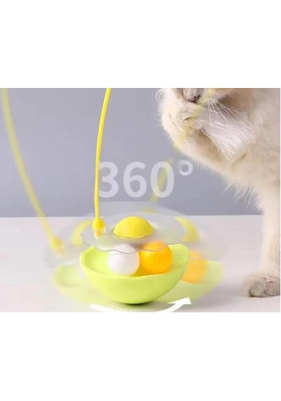 Busstier Kedi Nanesi Yalama Toplu Hacı Yatmaz Tüylü İnteraktif Kedi Oyuncağı