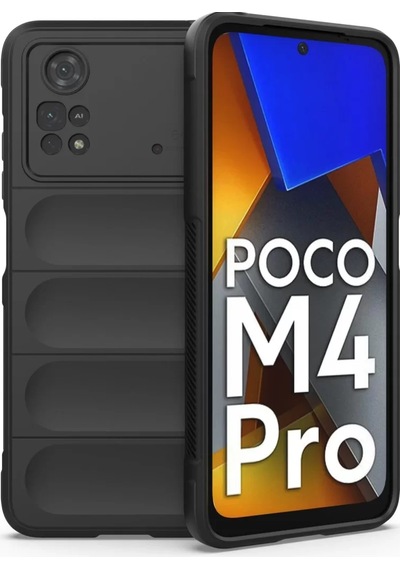 Newface Xiaomi Poco M4 Pro 4g Kılıf Optimum Silikon - Siyah