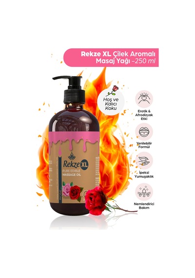 Masaj Yagı Büyük Boy Gül Aromalı Etkili Vücut Aromaterapi Masaj Yağı 250 Ml - 581470826