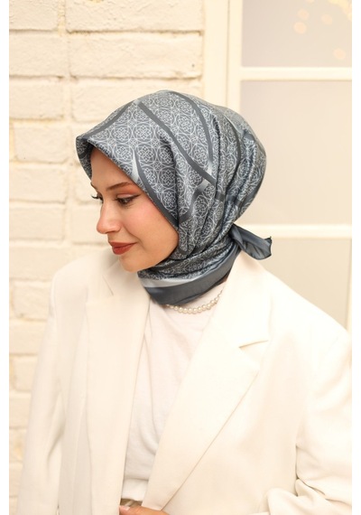 Silk Home Shiny Eşarp Gri Gri