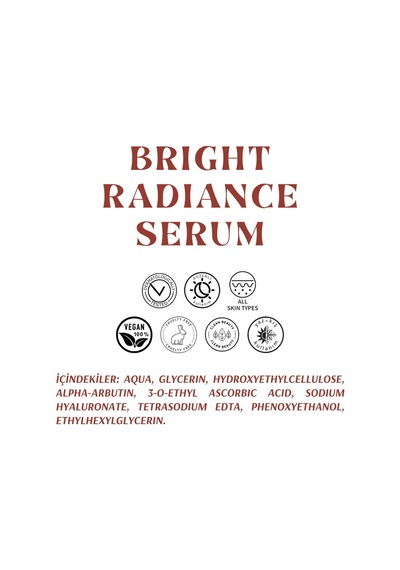 C Vitamini & Alfa Arbutin & Hyaluronik Asit Içeren Aydınlatıcı Serum - Bright Radiance Serum