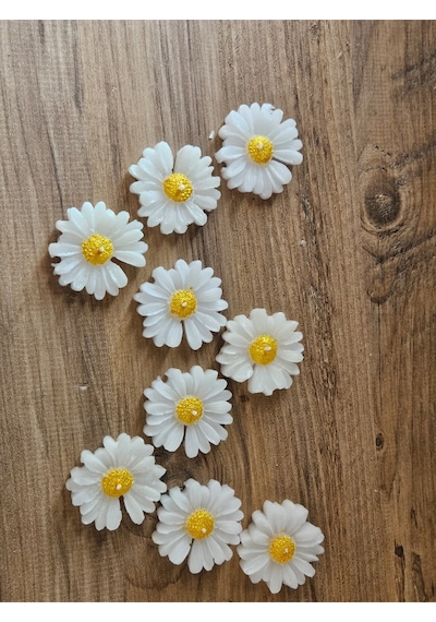 Bernami Vazo Pinterest Suda Yüzen Hediyelik Kokulu Papatya Mum - 1 Adet Diğer