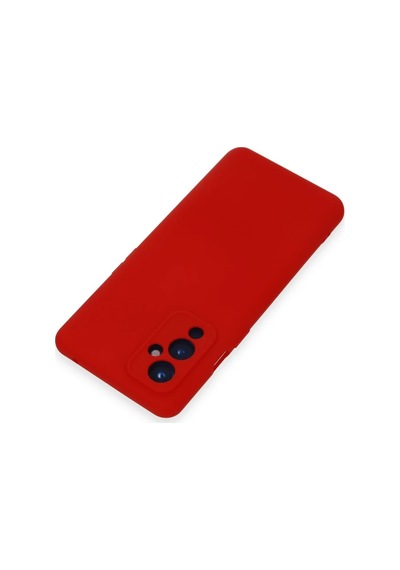 One Plus 9 Kılıf Nano İçi Kadife Silikon - Kırmızı 0.2M-Çok Renkli