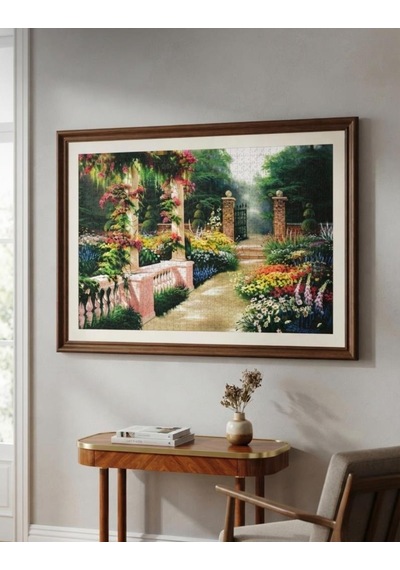 Akşam Yemeği Ve Botanik Bahçesi İkili Set - 1000 + 500 Parça İkili Puzzle Seti