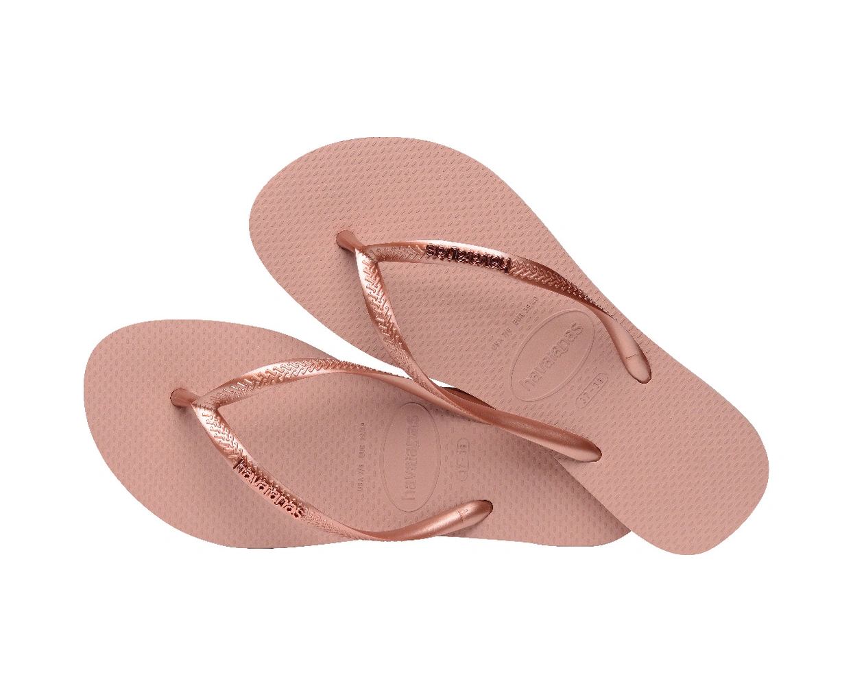 Havaianas Slım Logo Metallıc Kadın Terlik 4119875 Açık Pembe