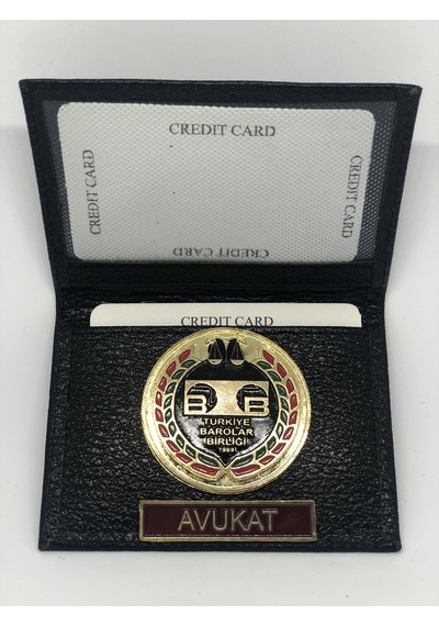Trendcüzdan Barolar Birliği Avukat Kimlik Kartlık Siyah