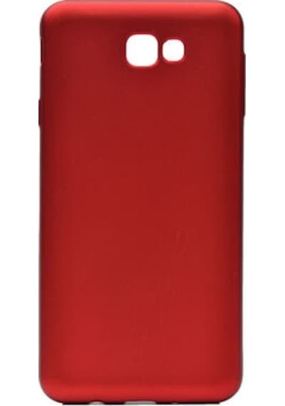 Samsung Galaxy Uyumlu A7 2017 Kılıf Esnek Yapılı İnce Slim Silikon Kapak Ryc/premier Kirmizi