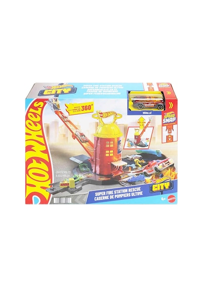 Hot Wheels City Süper İtfaiye İstasyonu Oyun Seti Jhl95 Çok Renkli