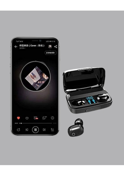 A10s Kablosuz Bluetooth Kulaklık - 1800mah Powerbank, Otomatik Eşleşme, İos/android Uyumlu