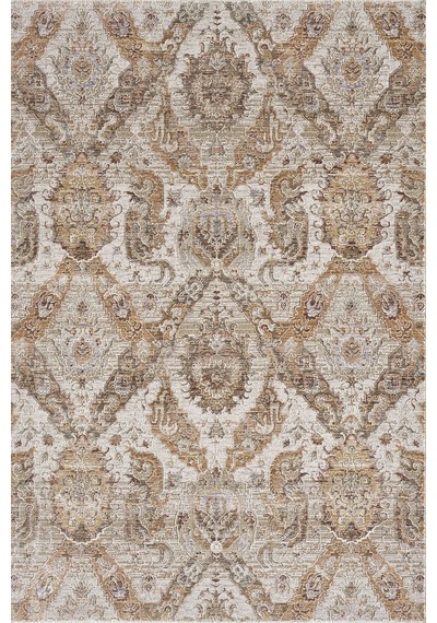 Seyran Halı Monde 806 Bej Polyester Makine Halısı