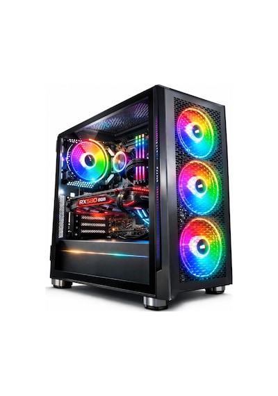J-Tech INFERNO i5-6500TE 16 GB 256 GB SSD 8 GB RX580 Free Dos Masaüstü Oyuncu Bilgisayarı