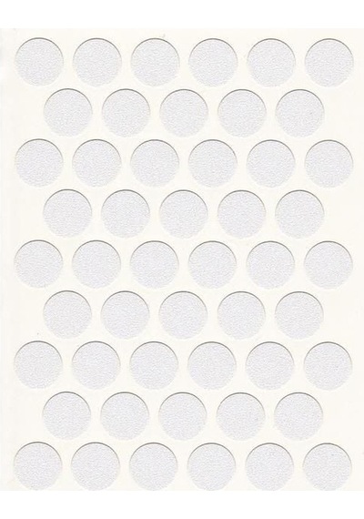 Yapışkanlı Vida Tapası Beyaz 10 Mm 1