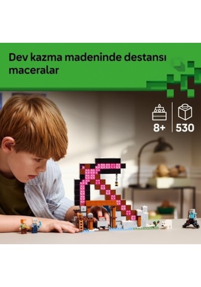 Minecraft Kazma Madeni 8 Yaş Ve Üzeri İçin Yaratıcı Oyuncak