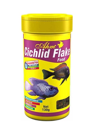 Ahm Cichlid Flake Pul Balık Yemi 250 Ml