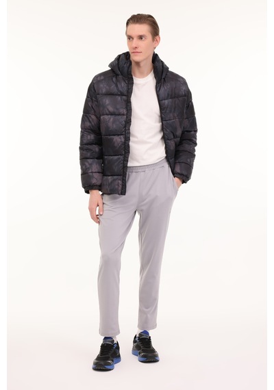 Kinetix Ml Warm Coat Mj24828 4pr Antrasit Erkek Kısa Kaban Gri