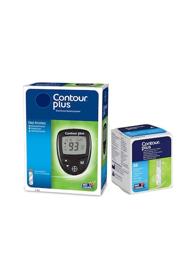 Ascensia Contour Plus Şeker Ölçüm Cihazı + Strip 50 Adet