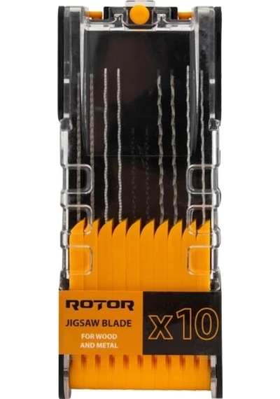 Rts2 Dekupaj Testere Bıçağı Seti, Ahşap/metal İçin, 10 Parça Rotor
