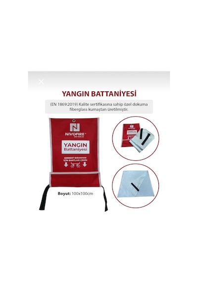 100 100 Yangın Battaniyesi, Yangın, Yangın Battaniye Çeşitleri Yangın Söndürme Bataryası,