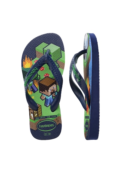 Crocs Havaıanas Kids Minecraft Çocuk Terlik 4145125 Lacivert