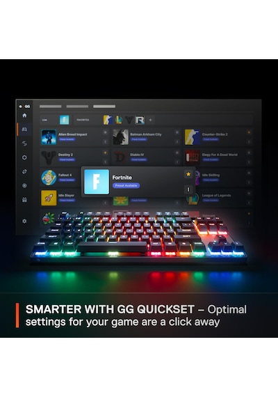 Steelseries Apex Pro TKL Gen 3 Omnipoint 3.0 Hipermanyetik Switch RGB Mekanik Kablolu Oyuncu Klavyesi