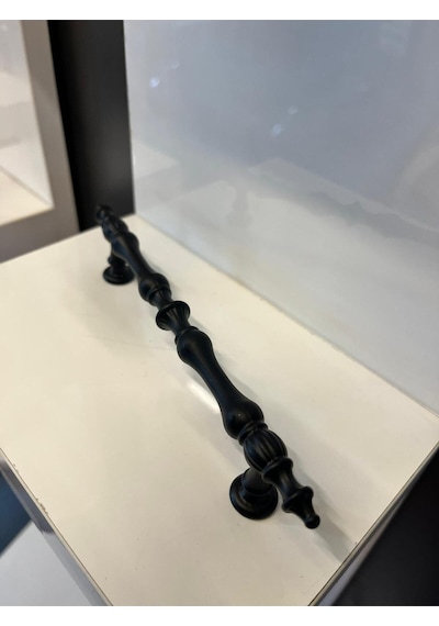 Ada Metal Kulp 128mm Mat Siyah Dolap Kapak Modern Tv Ünite Çekmece Mobilya Komidin Vestiyer Mat Siyah