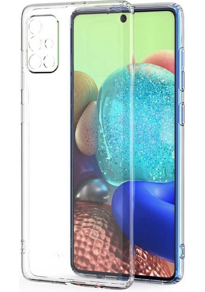 Adige Samsung Galaxy Uyumlu A71 Kılıf Kamera Korumalı Süper Silikon