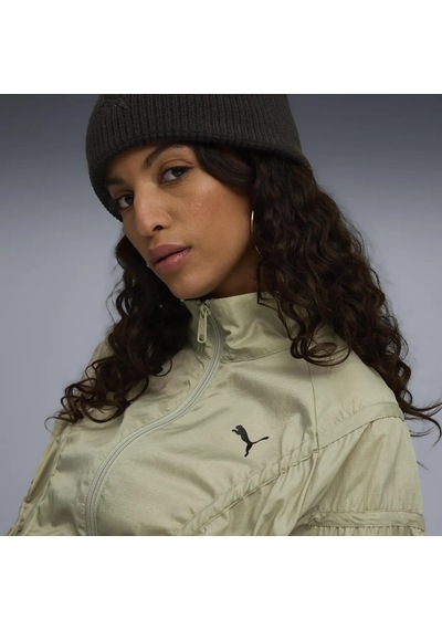 Puma Dare To Jacket Haki Kadın Fermuarlı Ceket Bej