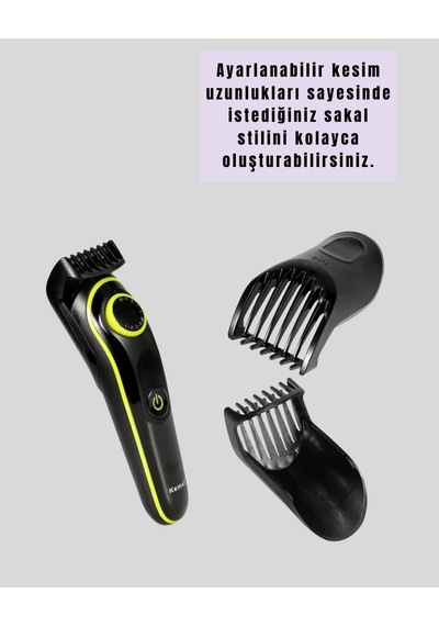 5-in-1 Saç Ve Sakal Şekillendirici Erkek Bakım Seti 1.5 Saat