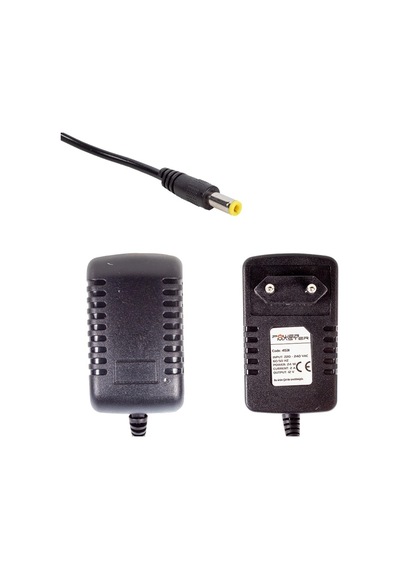 Lexroo Pm-4531 12 Volt - 2 Amper Plastik Kasa Priz Tipi Adaptör 5.5 2.5 Uç Mini Cihaz Adaptörü