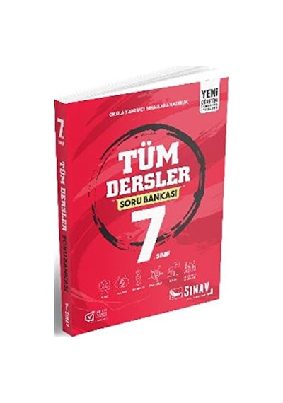 Sınav 7. Sınıf Tüm Dersler Soru Bankası -  Sınav Dergisi Yayınları
