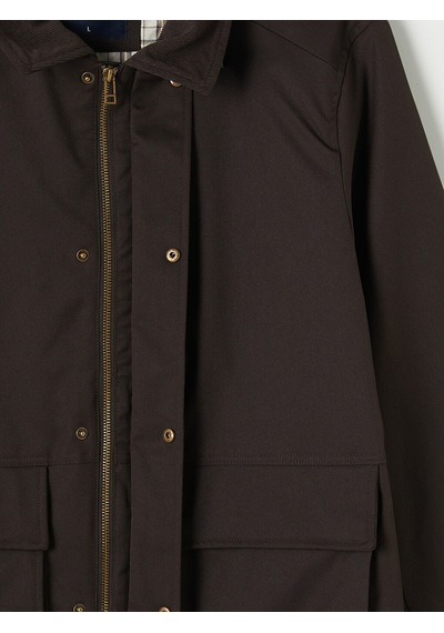 Lcwaıkıkı Classic Kahverengi Regular Fit Kadife Yaka Erkek Ceket