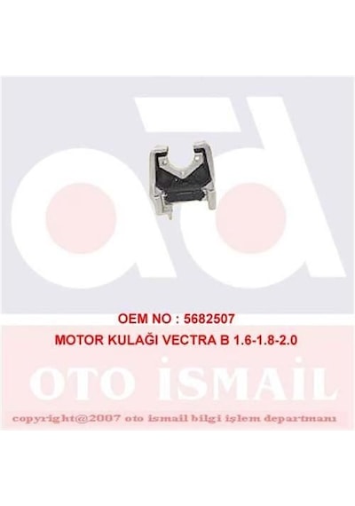 DOĞRU KAUÇUK 798 MOTOR TAKOZU ARKA VECTRA B 1.6 1.8 2.0