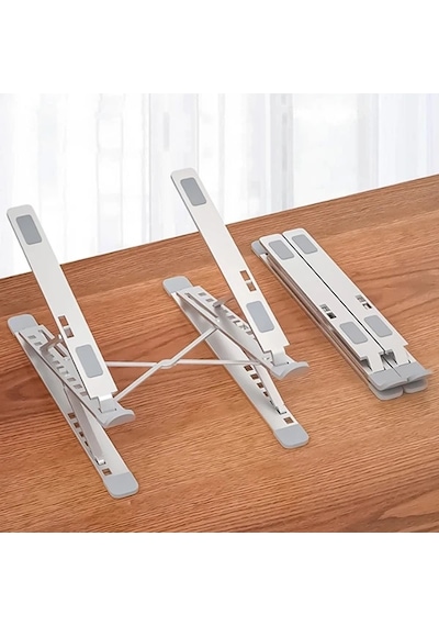 Ally Mc N8 Metal Yüksek Apple MacBook Uyumlu, Notebook Ayarlanabilir Katlanabilir Stand- 5775
