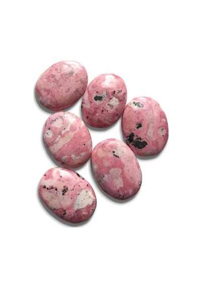 Peru Rodonit Masaj Terapi Taşı - Palm Stone 103-2