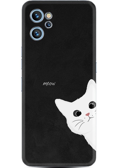 Reeder S19 Max Pro Kılıf Resimli Desenli Silikon Platinium Series Çılgın Kedi 1895