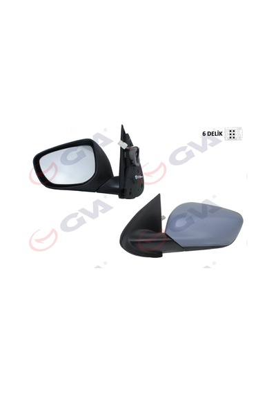 Dış Dikiz Aynası Sol C-elysee-301 13 Elektrikli Isıtmalı Astarlı Konveks 5 Fiş