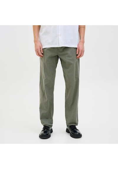 Jack&jones Kane Summer Linen Blend Jogger Erkek Yeşil Pantolon