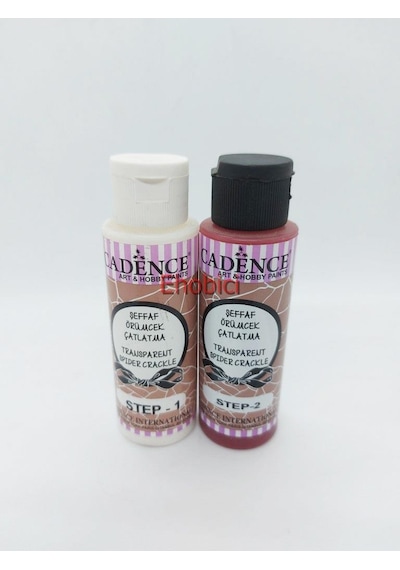 Cadence Örümcek Çatlatma Kırmızı 70Ml+70Ml