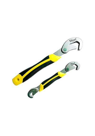 Wert W 2190, Universal Anahtar Seti 9/32mm, Sarı, Siyah, Gri