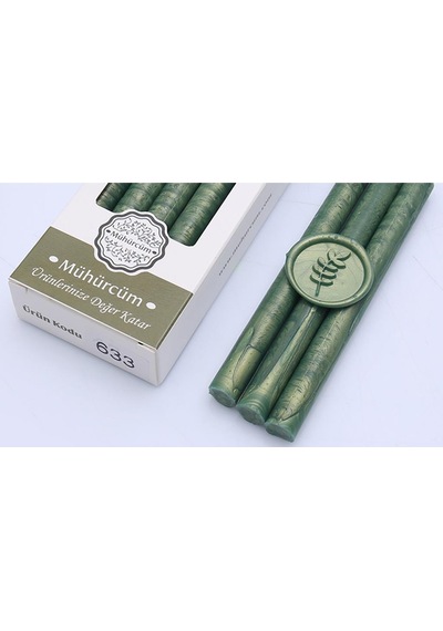 Mühür Mumu Çubuk 11mmx120mm 10 lu Paket Model: 633 ALTIN YAPRAK