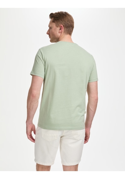 Pierre Cardin Erkek Çağla Tişört Basic 50325307-vr016 Yeşil
