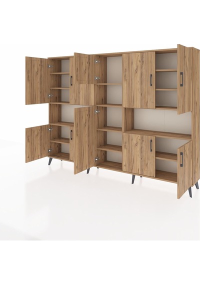 Arges Dolap 14 Raflı 10 Kapaklı 220x30x163 Çam-çam Atlas Çam - Atlas Çam Arges Dolap 14 Raflı 10 Kapaklı 220x30x163 Çam-çam Atlas Çam - Atlas Çam