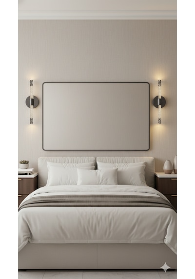 Bhbackhome Bubbleflux Şık Tasarım Modern Ledli Aplik 40 Cm Elektrikli Antrasit